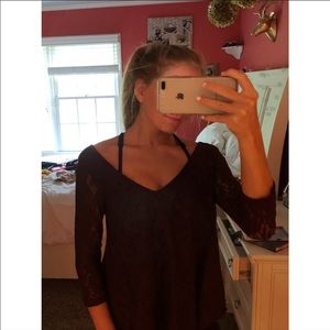 Almost* off the shoulder floral top